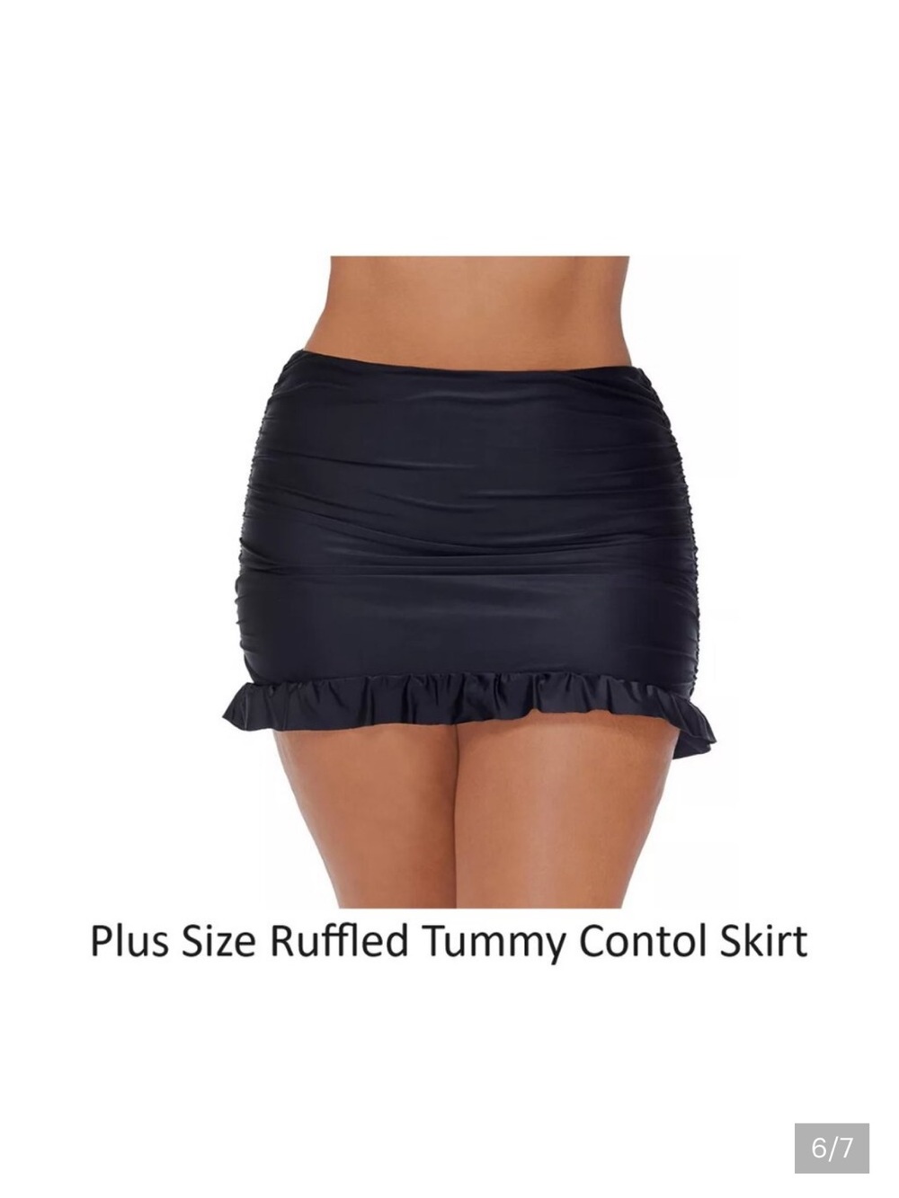 NEW Raisins Swim Curve Echo Skirt Black NWT
Tummy Thinner Thigh Minimizer 20W